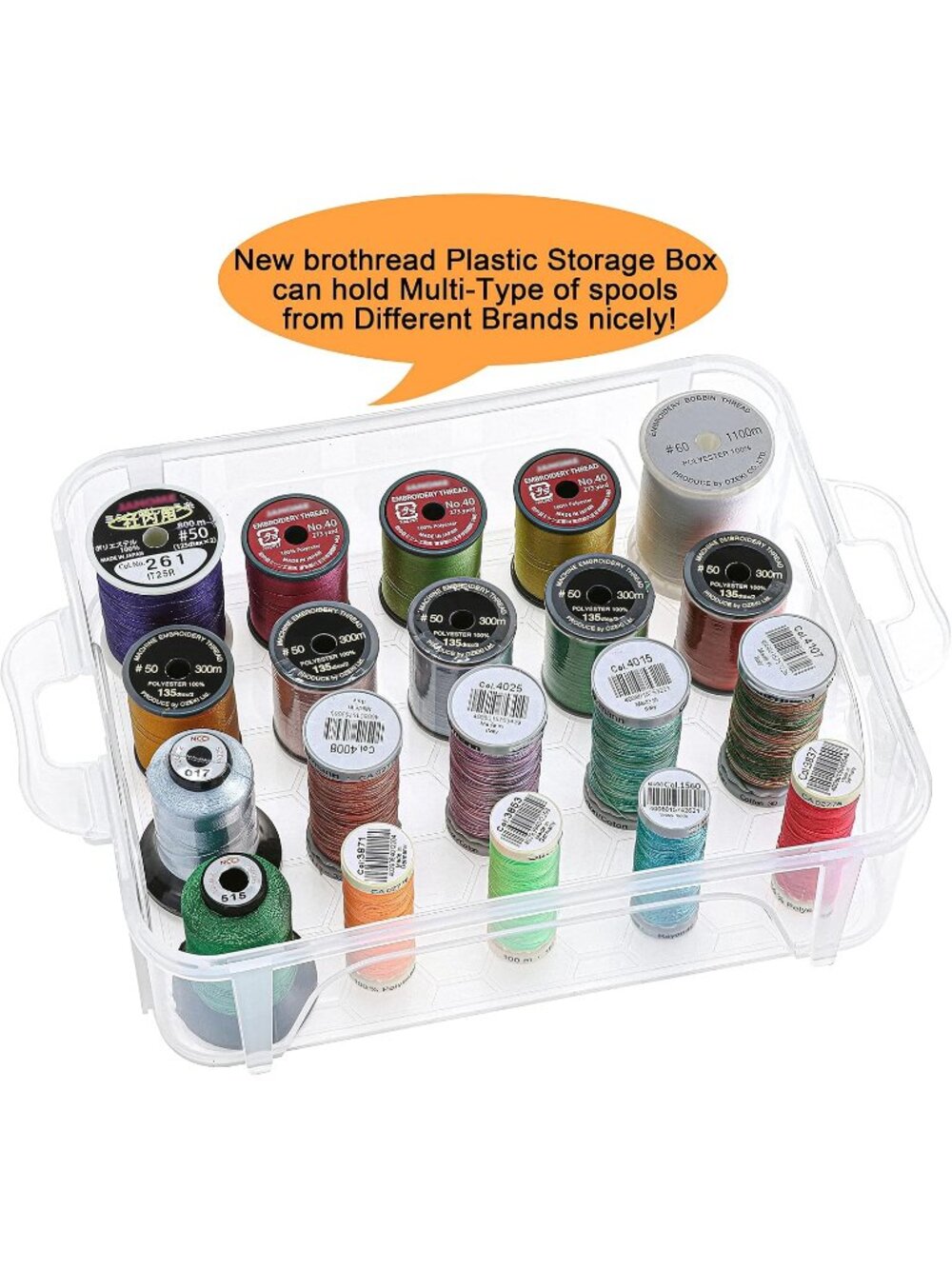 New 3 Layer Stackable Clear Storage Box Organizer - Picture 3 of 6
